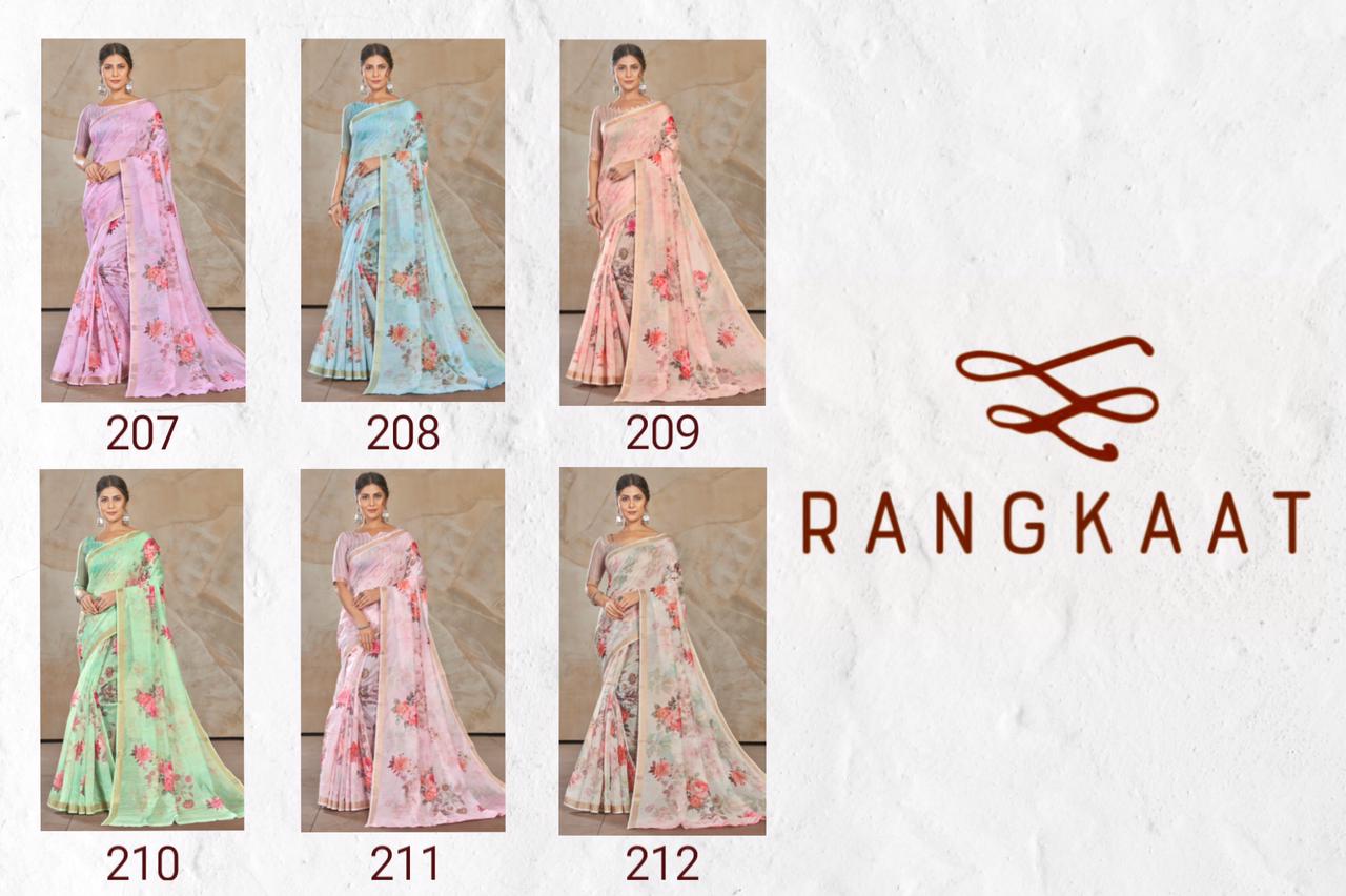 207 To 212 Rangkaat Chanderi Silk Sarees