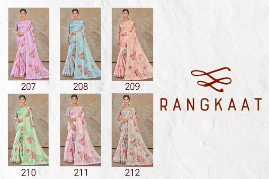207 To 212 Rangkaat Chanderi Silk Sarees