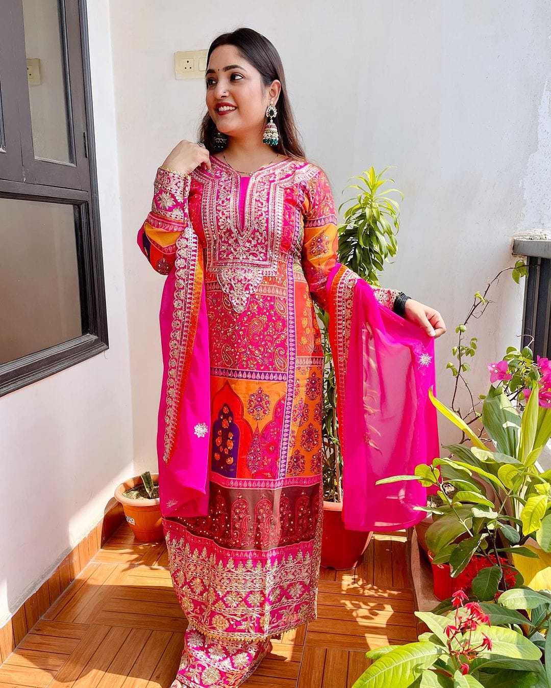 2084-Aafiya Afsana Georgette Readymade Pant Style Suits