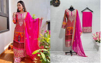 2084-Aafiya Afsana Georgette Readymade Pant Style Suits