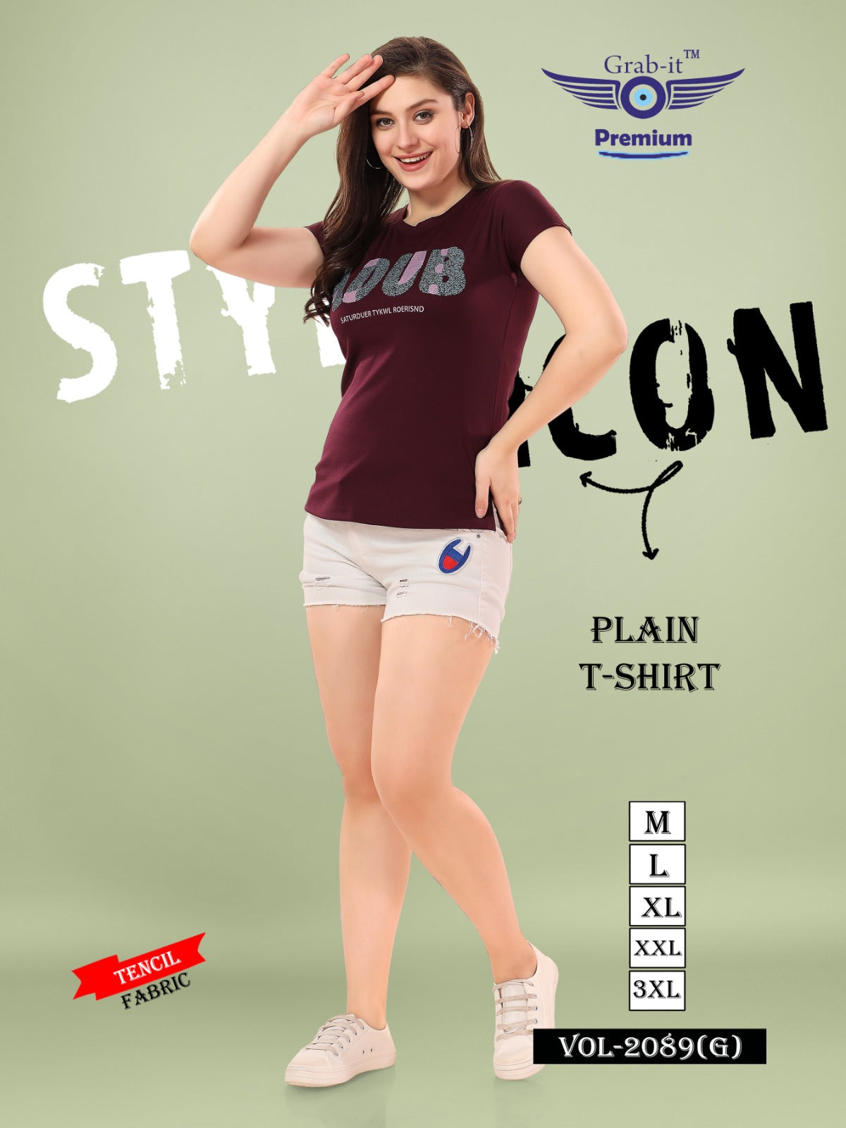 2089-G Grab It Tencil Women Tshirt
