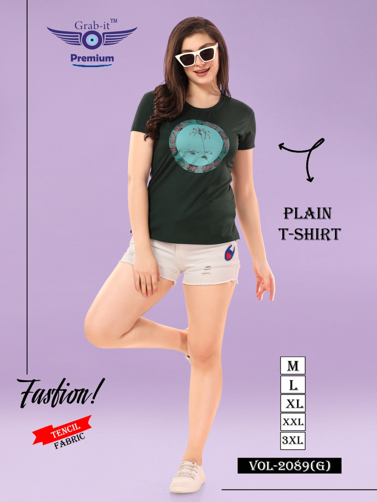 2089-G Grab It Tencil Women Tshirt