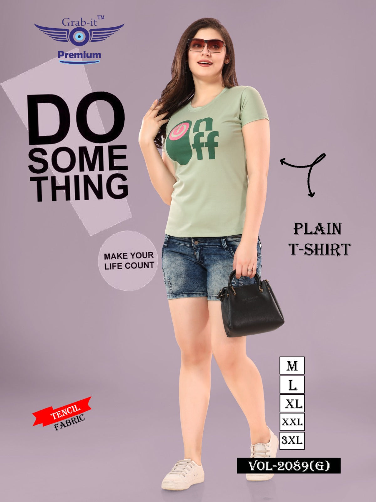 2089-G Grab It Tencil Women Tshirt
