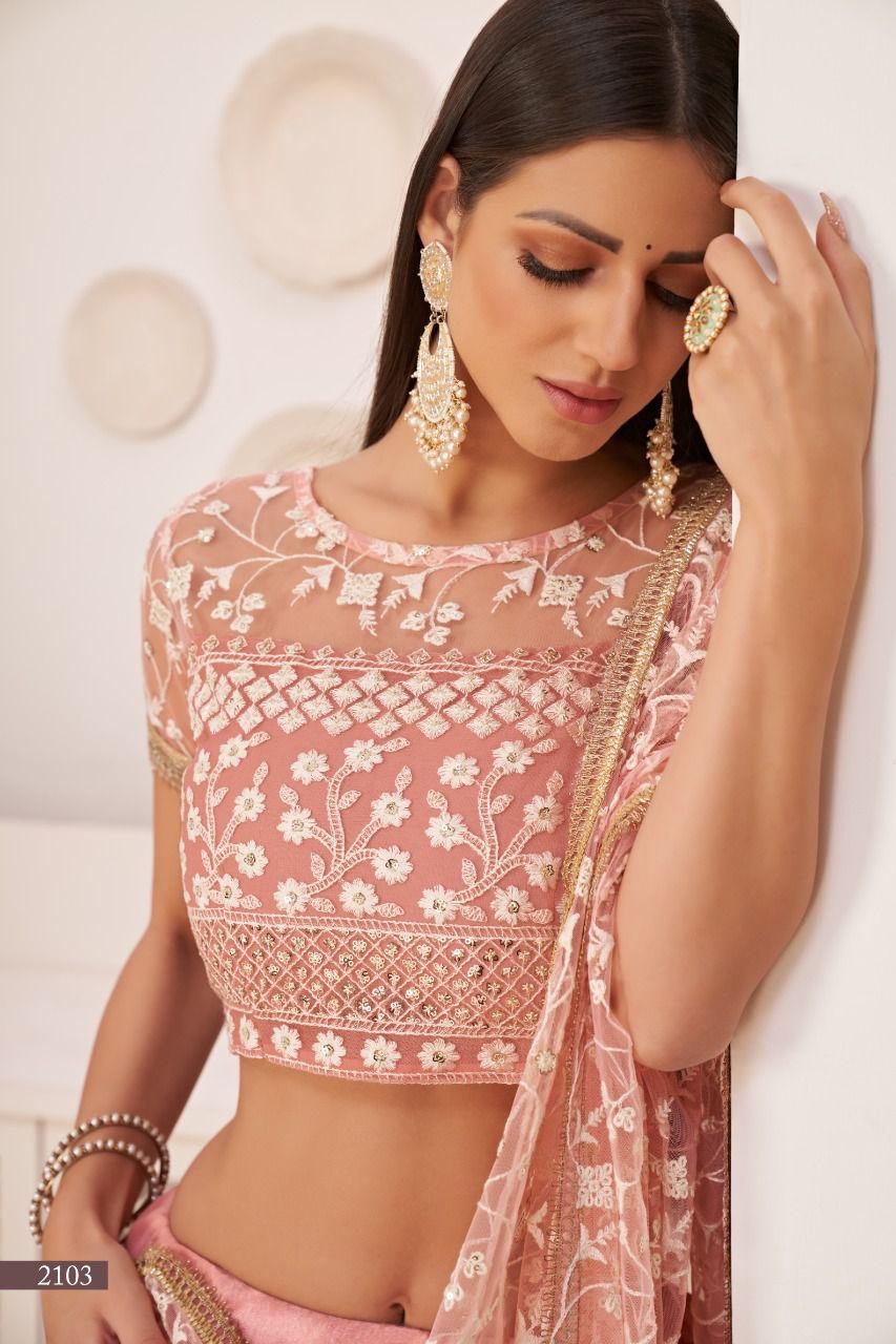 2103-Colors Narayani Fashion House Net Lehenga Choli