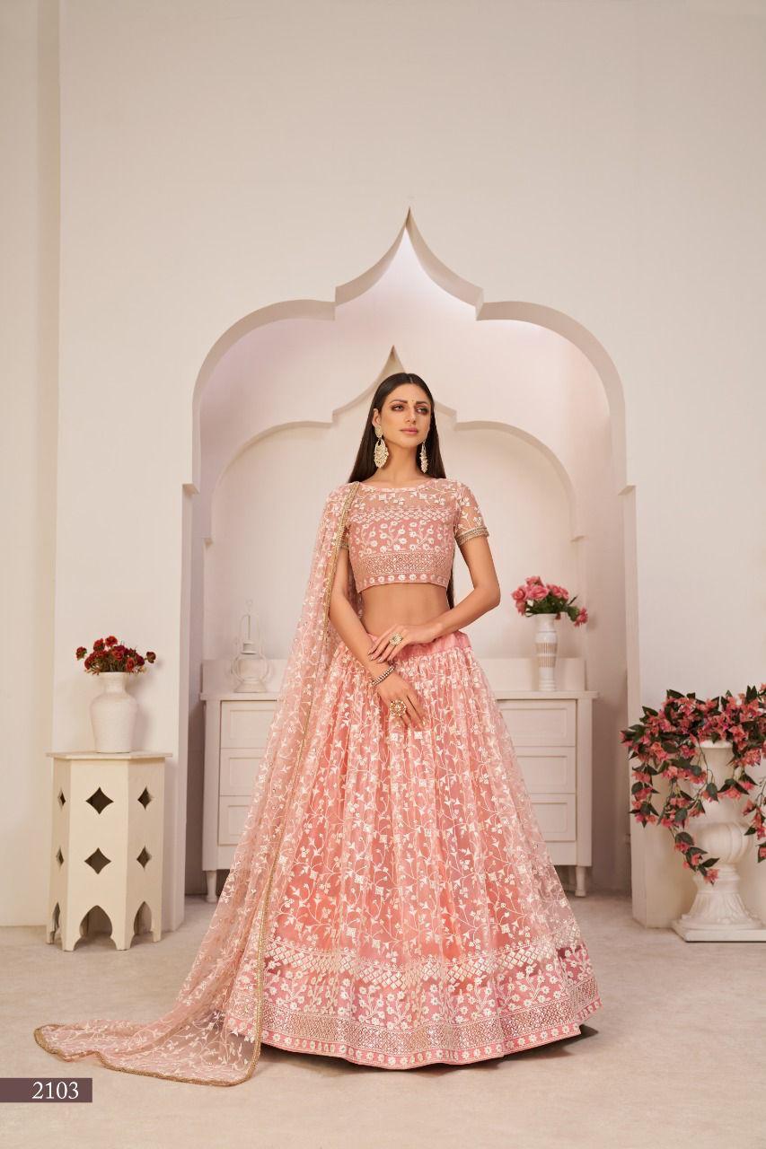 2103-Colors Narayani Fashion House Net Lehenga Choli