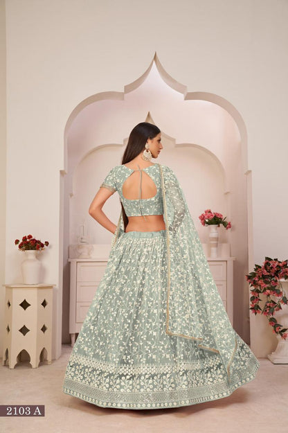 2103-Colors Narayani Fashion House Net Lehenga Choli