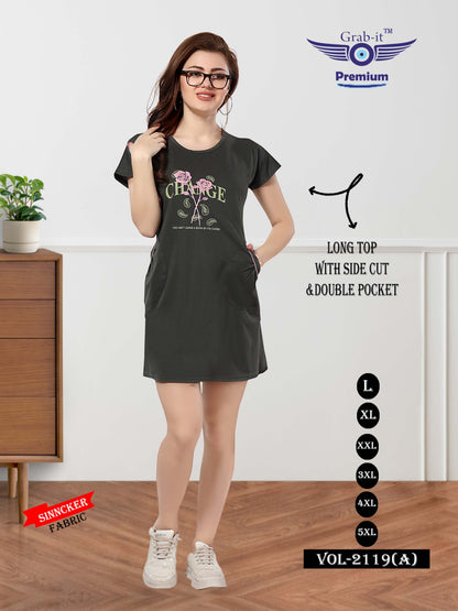 2119-A Grab It Sinker Designer Long Top