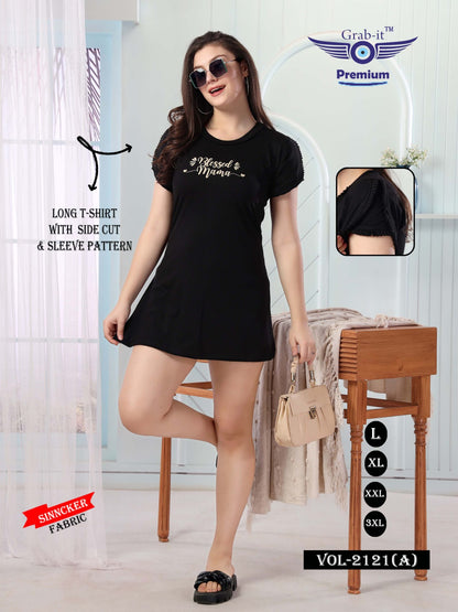 2121-A Grab It Sinker Women Long Tshirt