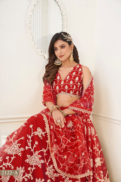 2122 Narayani Fashion House Net Lehenga Choli