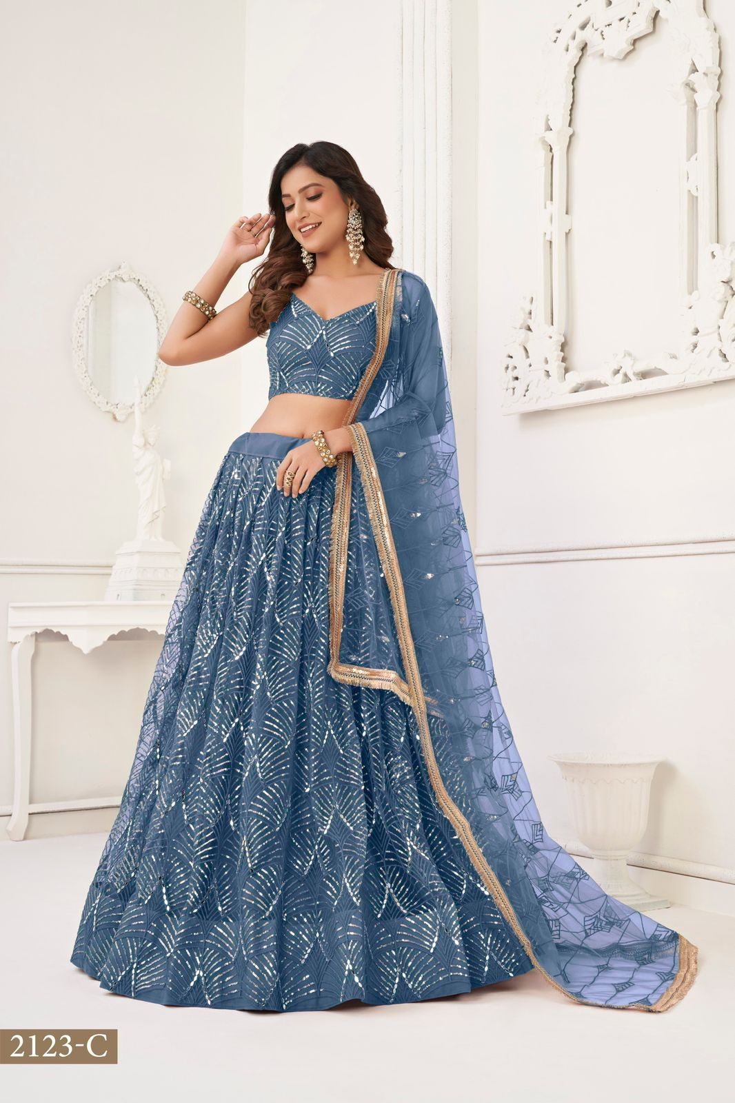 2123 Narayani Fashion House Butterfly Net Lehenga Choli