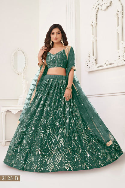 2123 Narayani Fashion House Butterfly Net Lehenga Choli