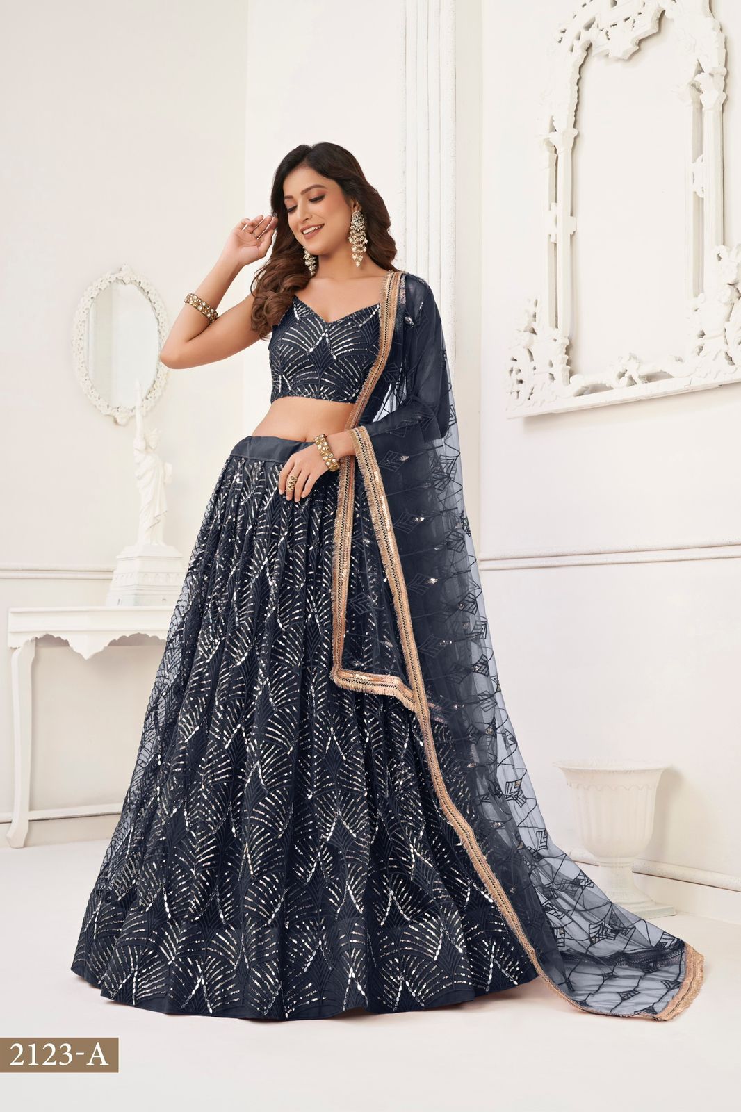 2123 Narayani Fashion House Butterfly Net Lehenga Choli