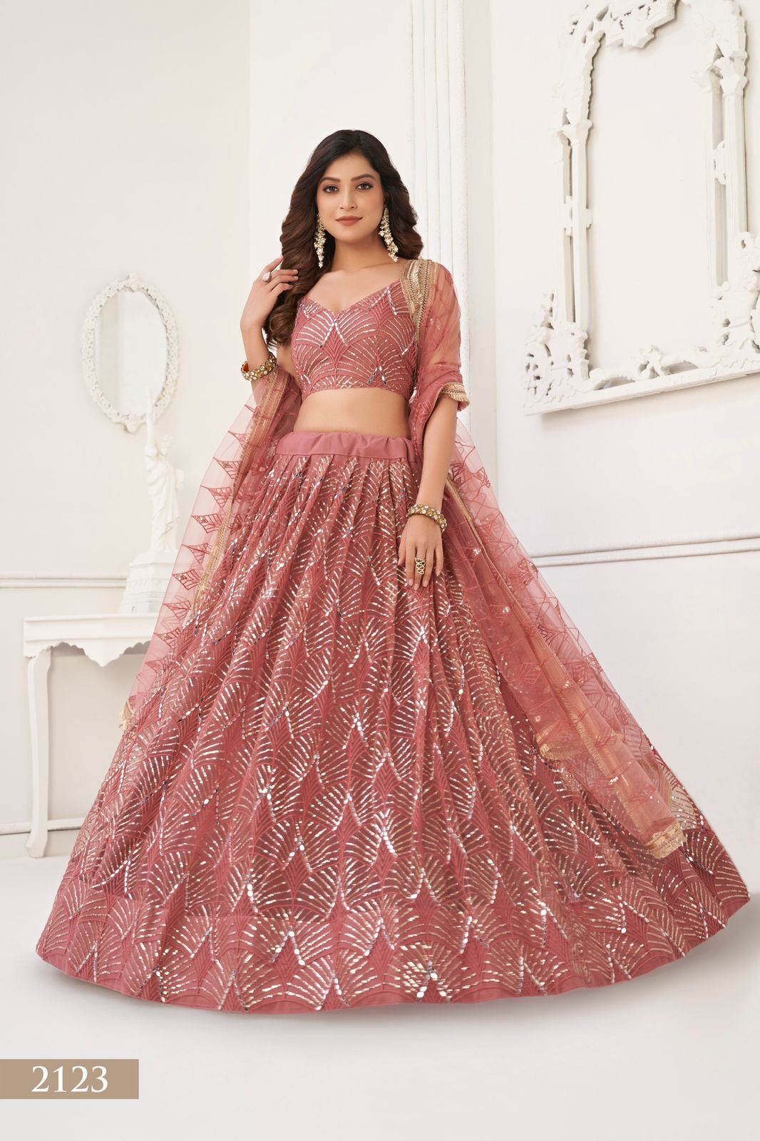 2123 Narayani Fashion House Butterfly Net Lehenga Choli
