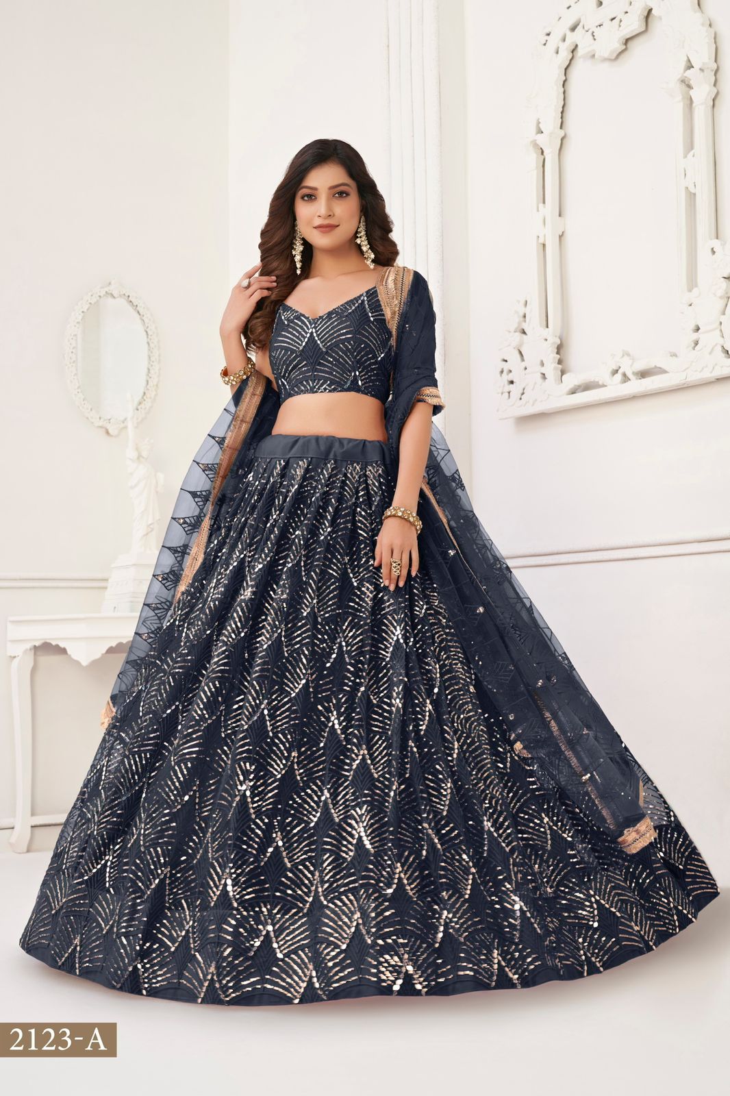 2123 Narayani Fashion House Butterfly Net Lehenga Choli