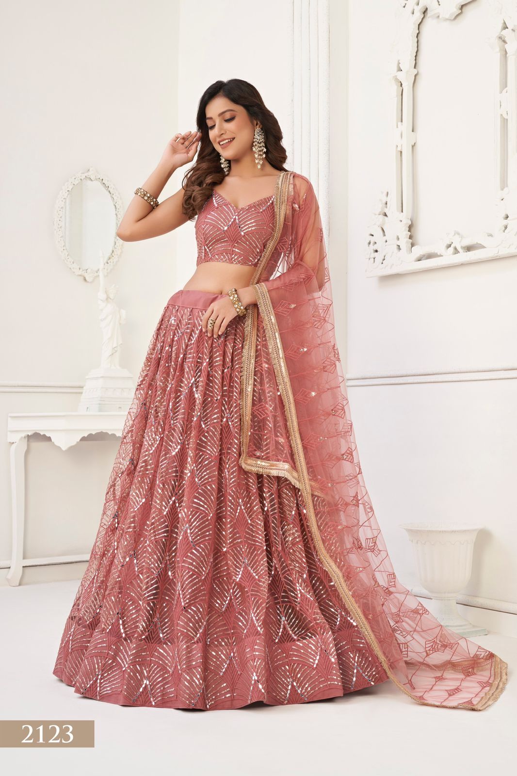 2123 Narayani Fashion House Butterfly Net Lehenga Choli