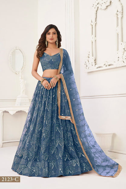 2123 Narayani Fashion House Butterfly Net Lehenga Choli