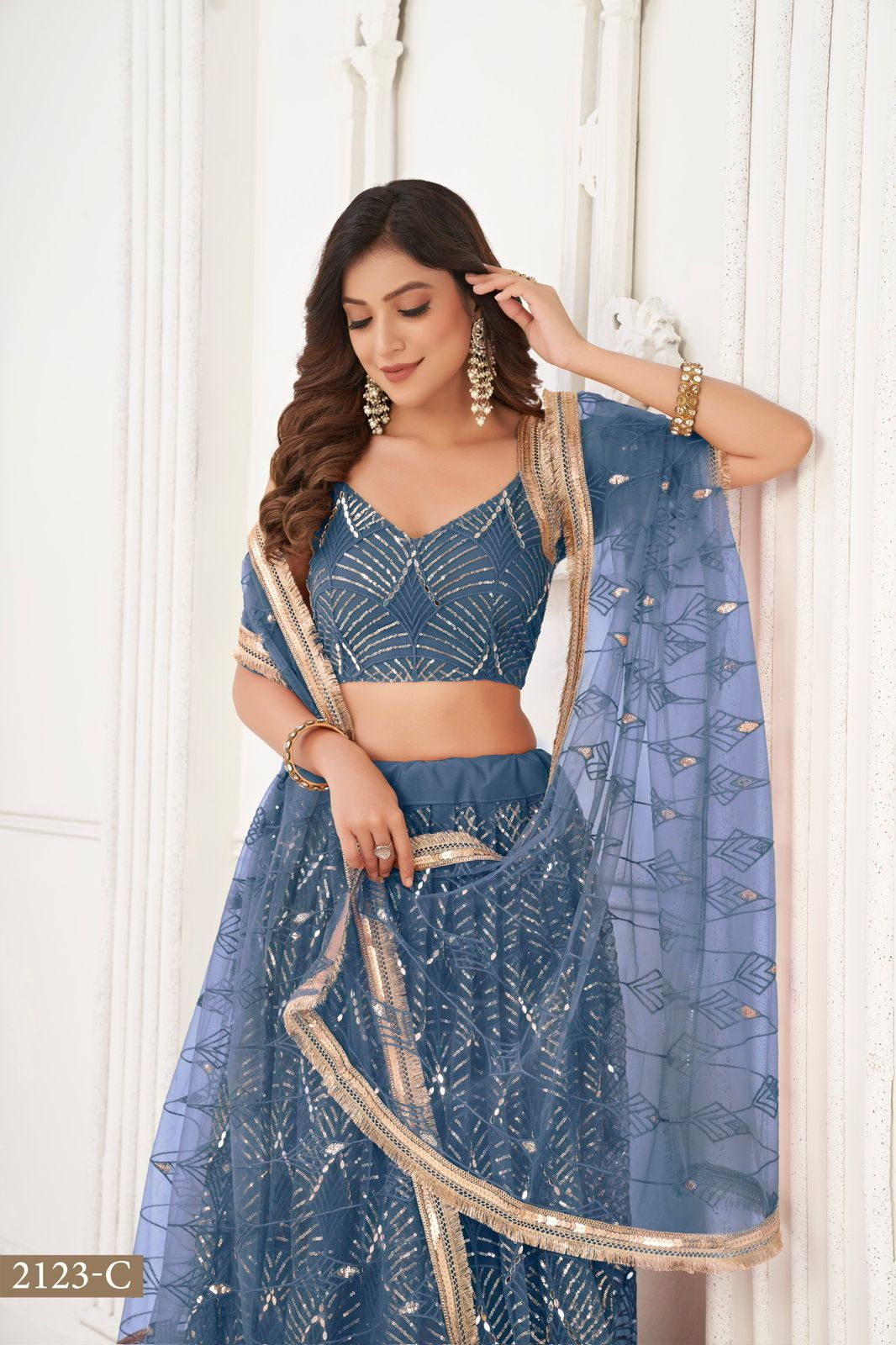 2123 Narayani Fashion House Butterfly Net Lehenga Choli