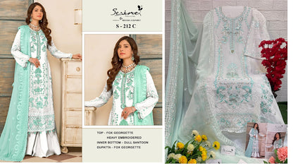 212 Serine Georgette Pakistani Salwar Suits