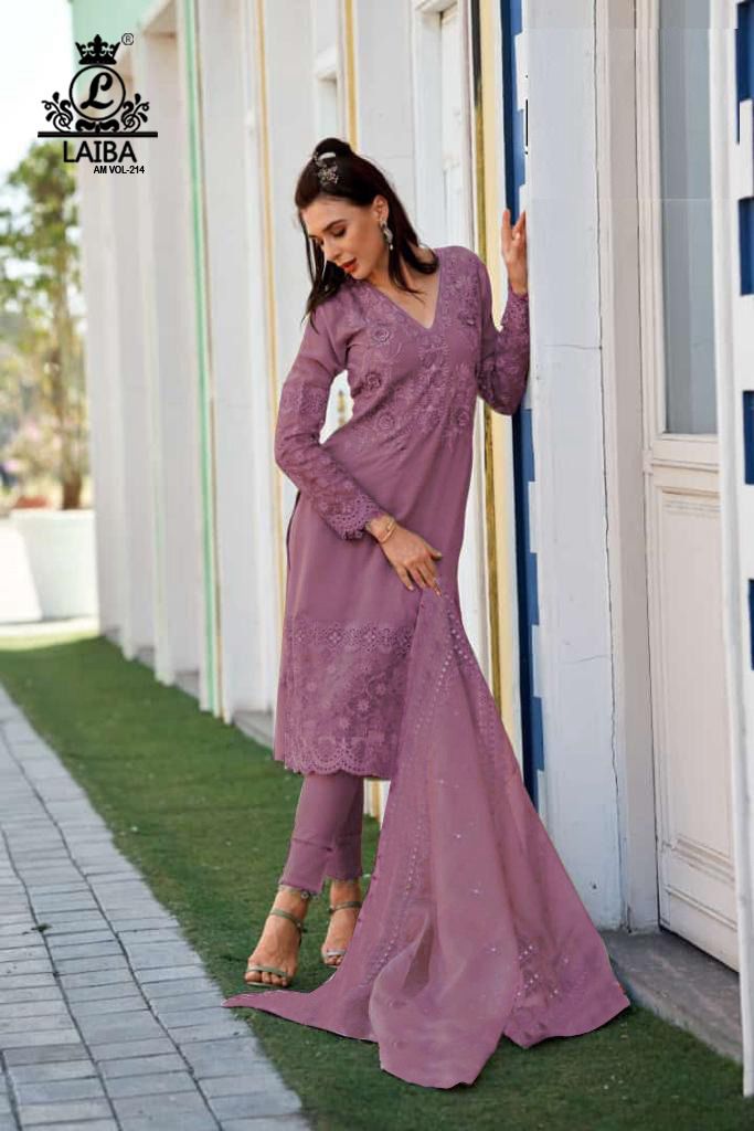 214 Laiba Georgette Pakistani Readymade Suits