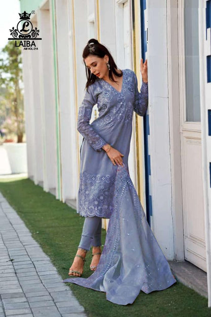 214 Laiba Georgette Pakistani Readymade Suits