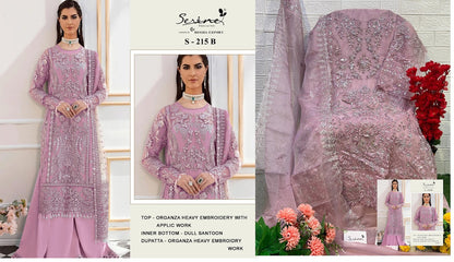 215 Serine Organza Pakistani Salwar Suits