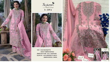 219 Serine Fox Georgette Pakistani Salwar Suits