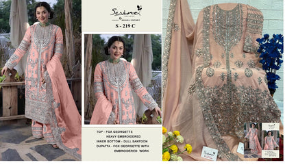 219 Serine Fox Georgette Pakistani Salwar Suits