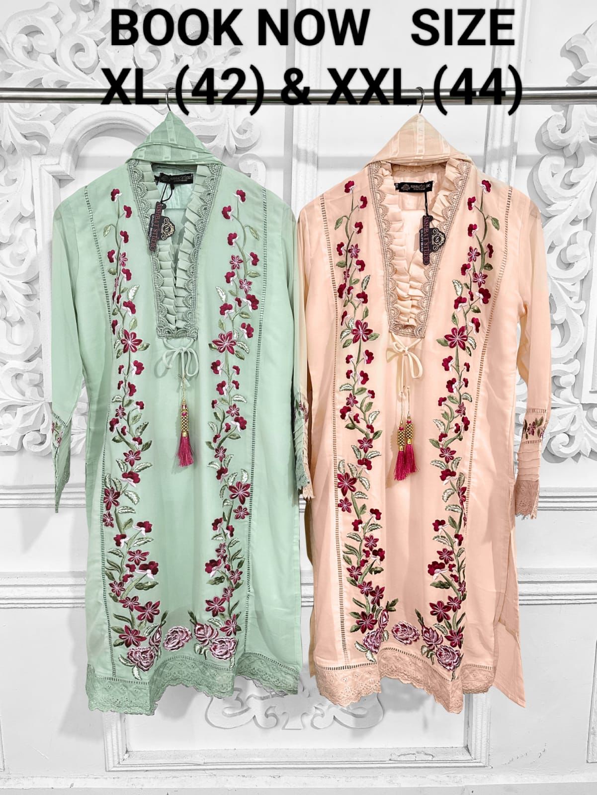 21 Nishbat Studio Georgette Pakistani Readymade Suits