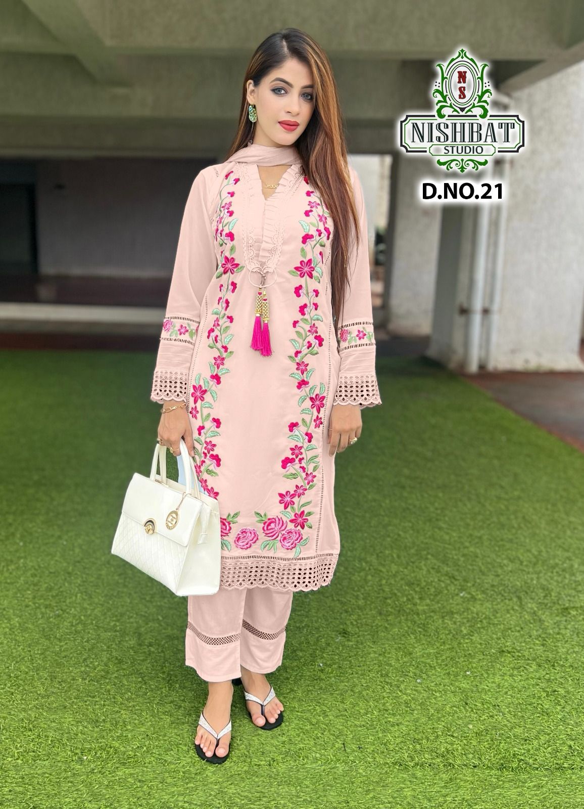 21 Nishbat Studio Georgette Pakistani Readymade Suits