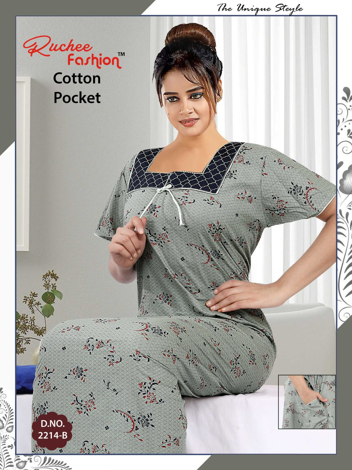 2214-2218 Ruchee Fashion Night Gowns