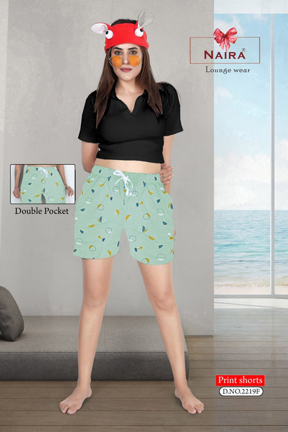 2219 Kavyansika Cotton Women Shorts
