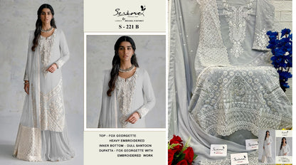 221 Serine Georgette Pakistani Salwar Suits