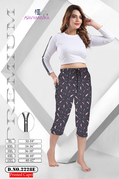 2228 Kavyansika Cotton Womens Capri