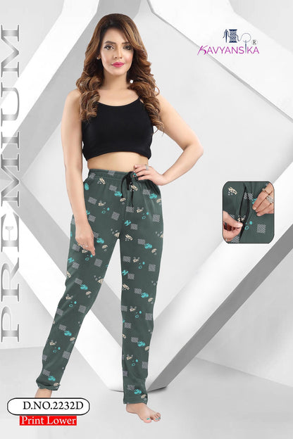 2232 Kavyansika Hosiery Cotton Women Night Lower