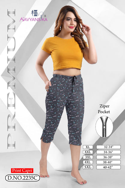 2235 Kavyansika Hosiery Ladies Capri
