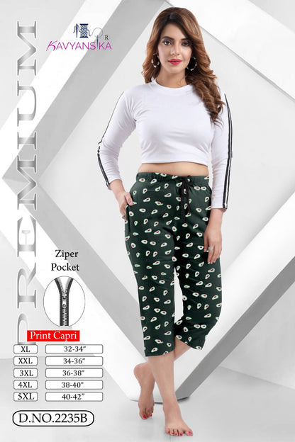 2235 Kavyansika Hosiery Ladies Capri