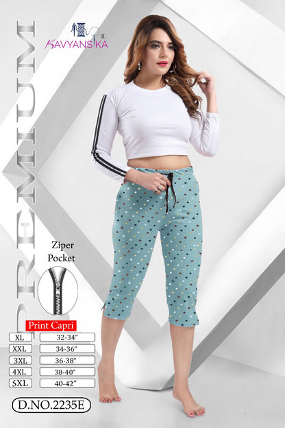 2235 Kavyansika Hosiery Ladies Capri