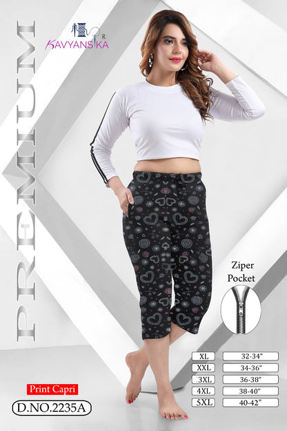 2235 Kavyansika Hosiery Ladies Capri
