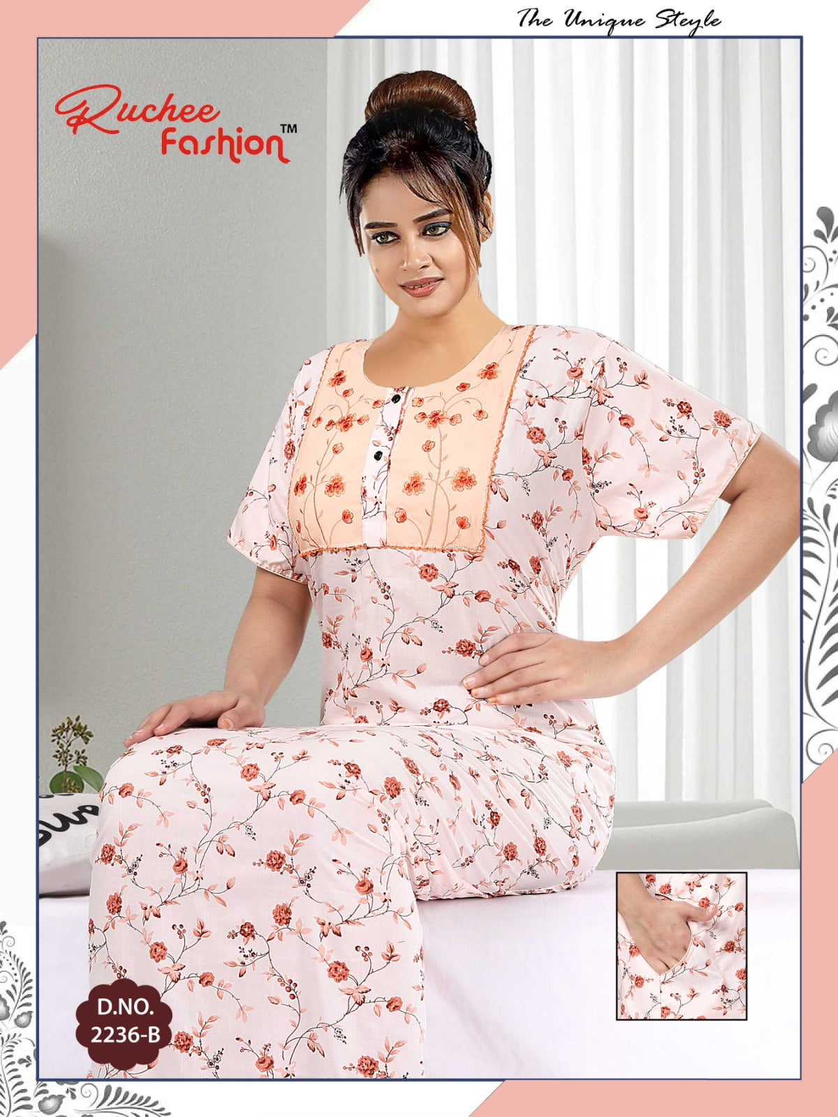 2236-2237 Ruchee Fashion Lizzy Bizzy Night Gowns