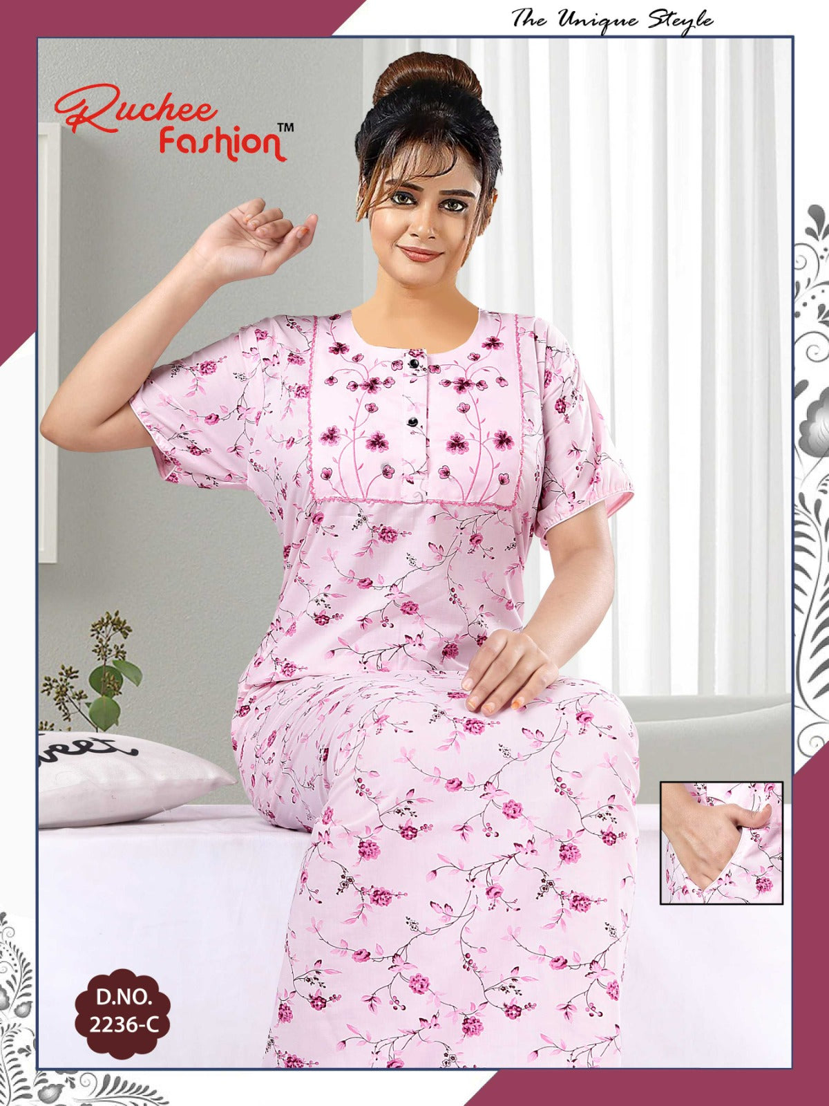 2236-2237 Ruchee Fashion Lizzy Bizzy Night Gowns