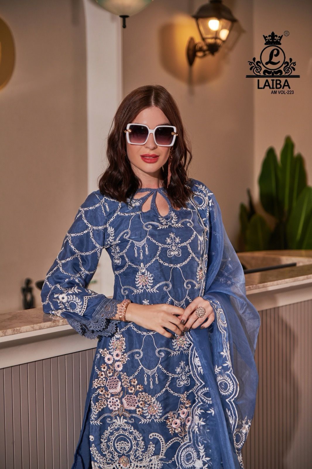 223 Laiba Organza Pakistani Readymade Suits