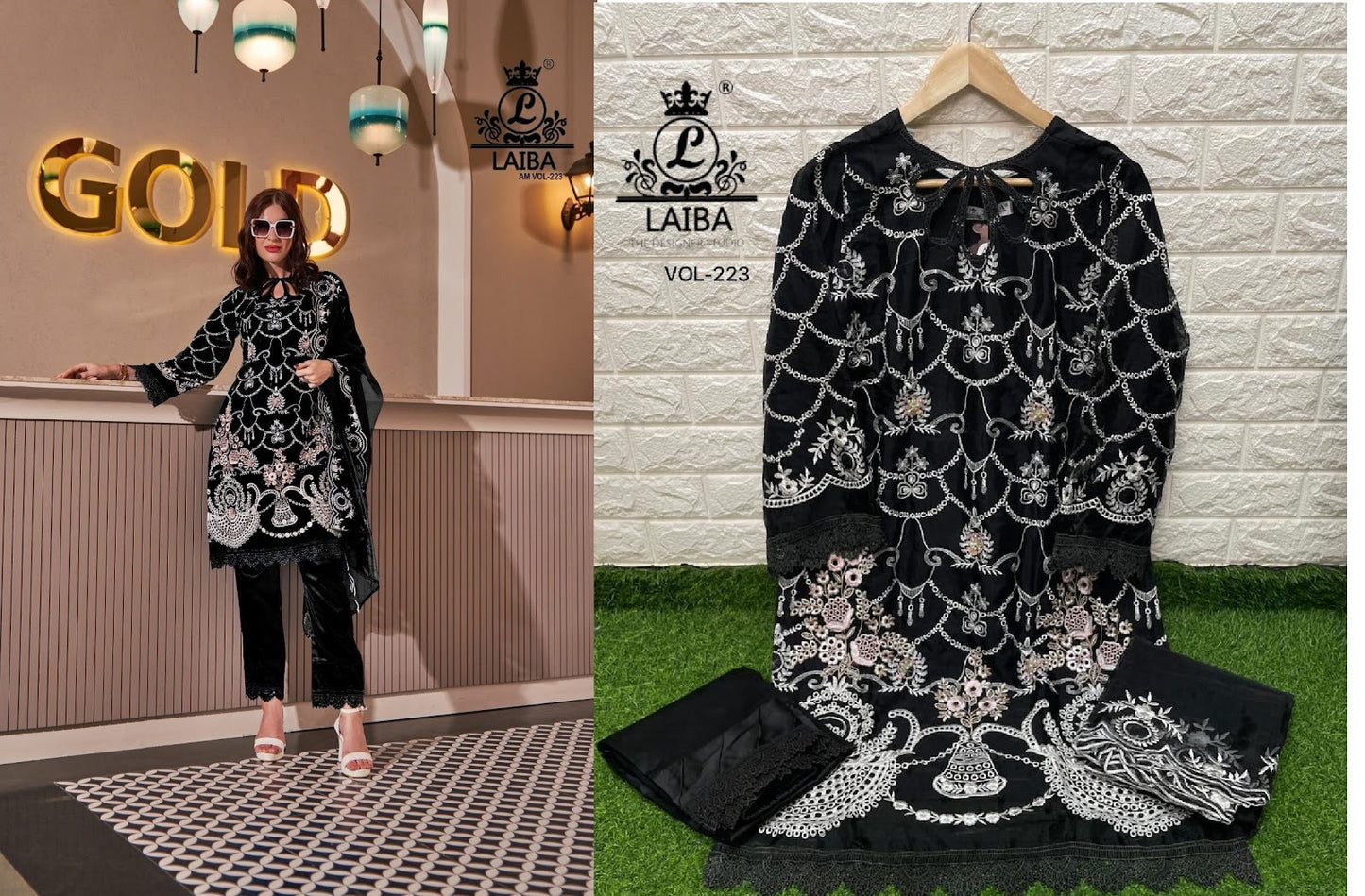 223 Laiba Organza Pakistani Readymade Suits