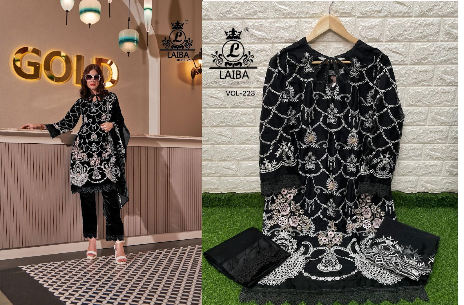 223 Laiba Organza Pakistani Readymade Suits