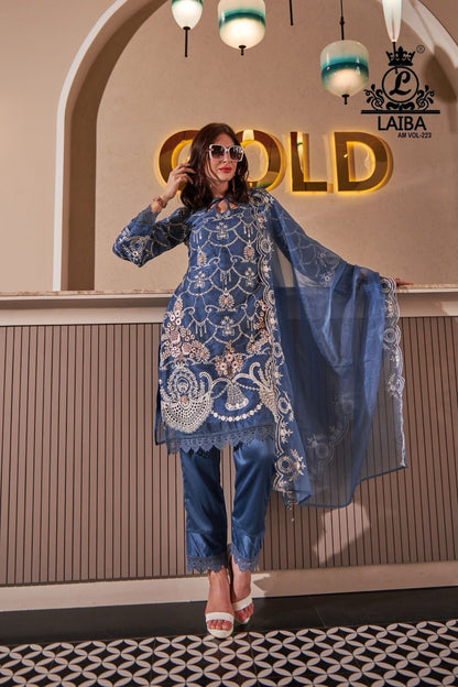 223 Laiba Organza Pakistani Readymade Suits