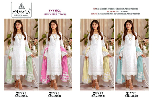 225 Anamsa Georgette Pakistani Salwar Suits