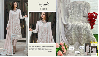 228 Serine Fox Georgette Pakistani Salwar Suits