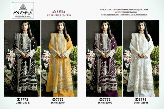 230Colours Anamsa Georgette Pakistani Salwar Suits