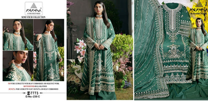 230 Anamsa Fox Georgette Pakistani Salwar Suits