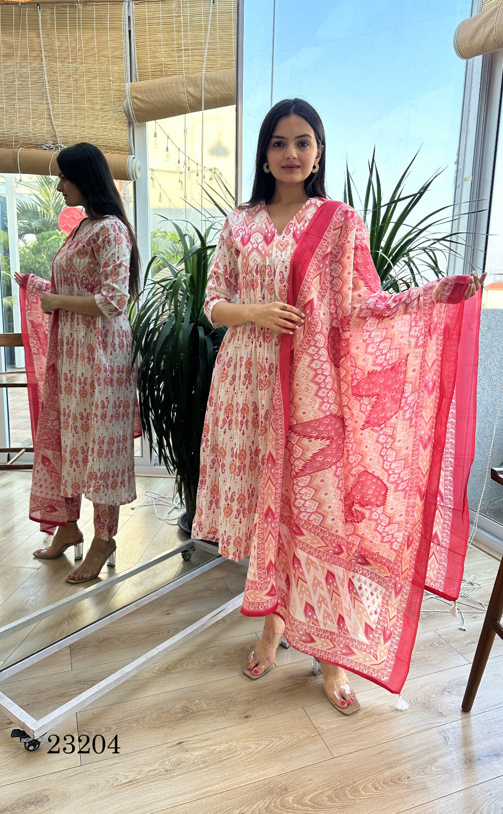 23204 Indira Cambric Readymade Pant Style Suits