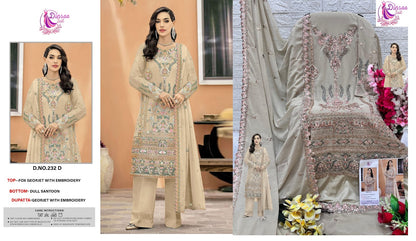232 Dinsaa Suit Georgette Pakistani Salwar Suits